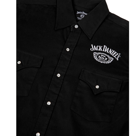 New Wot Jack Daniel’s Button Up Cowboy Style Size Medium. - Picture 7 of 10